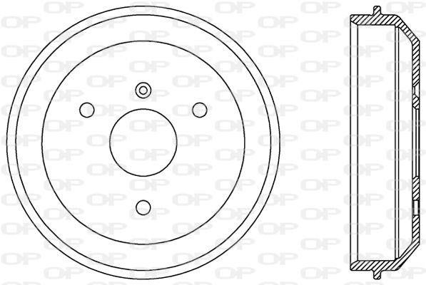 OPEN PARTS Bremžu trumulis BAD9055.10